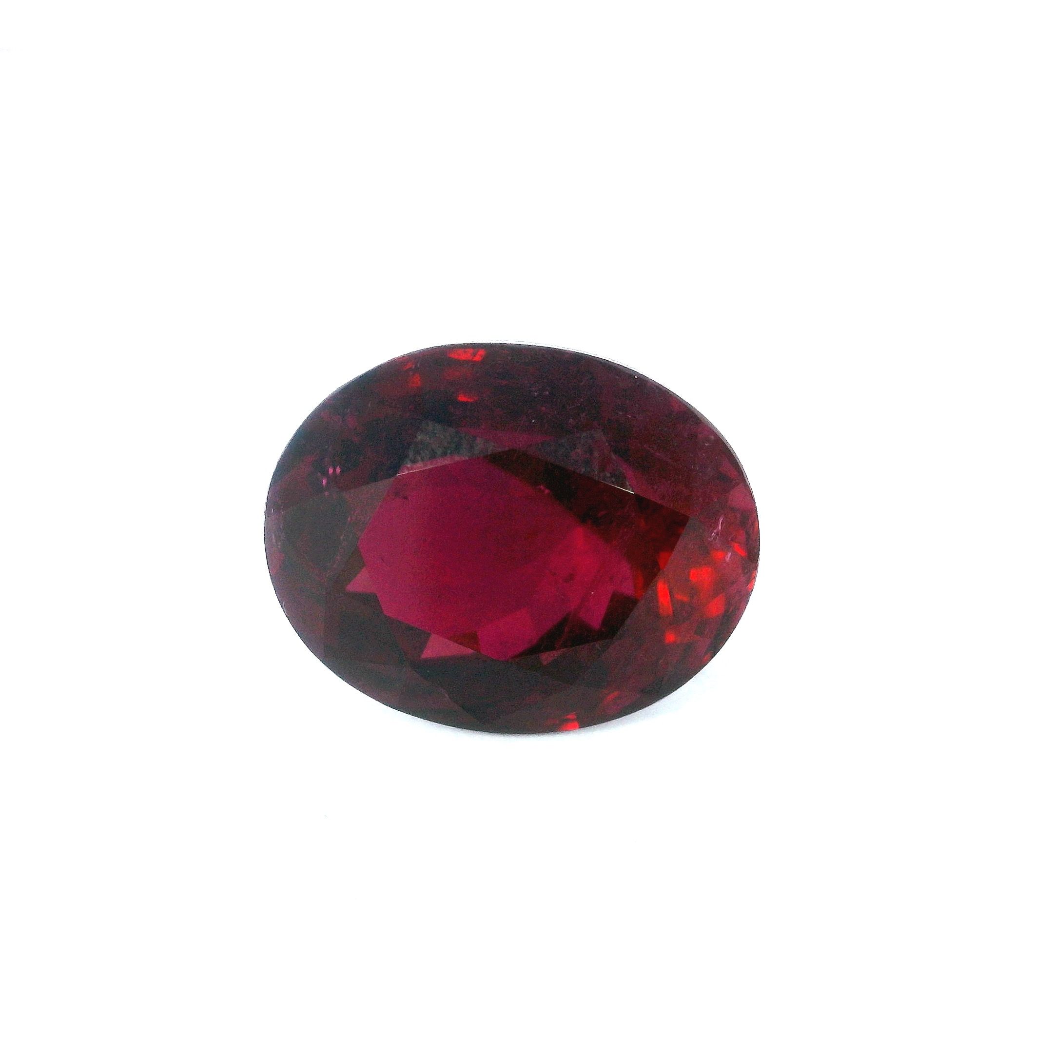 15.16 ct Oval tourmaline