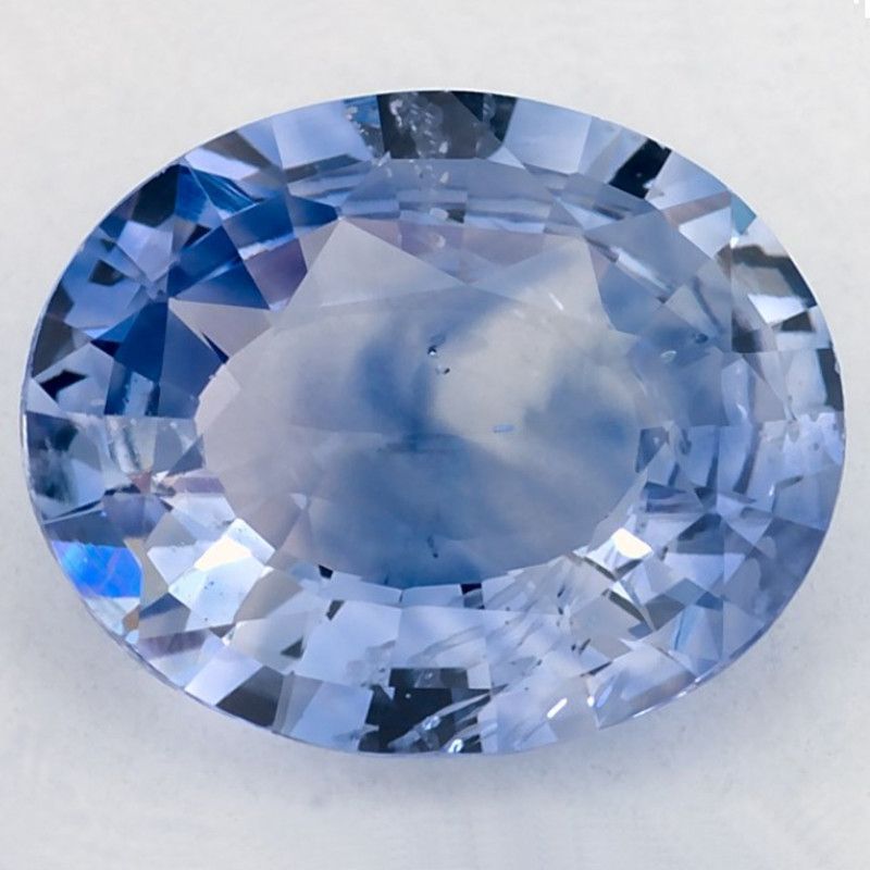 Szafir 2,60 ct, niebieski, szlif owalny