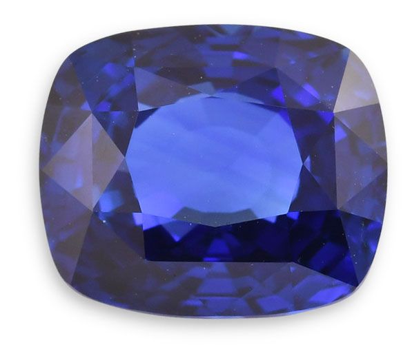 Szafir 10,17 ct, niebieski, szlif cushion