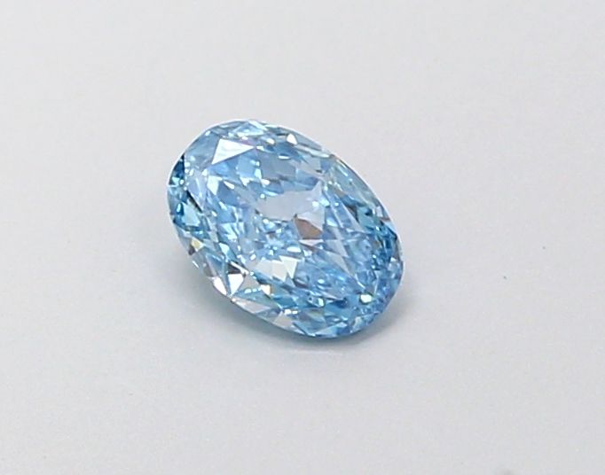 0.29 CT Fancy Vivid Blue OVAL