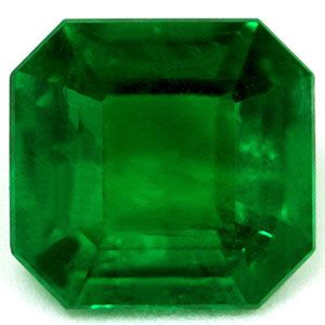 Szmaragd 1,08 ct, zielony, szlif szmaragdowy