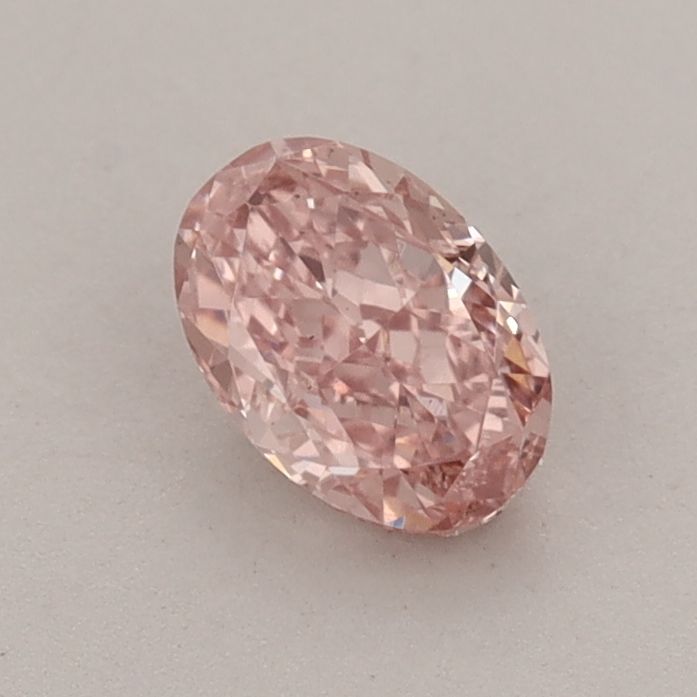 0.64 CT Fancy Vivid Pink OVAL