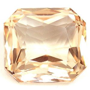 Szafir 1,55 ct, różowy, szlif szmaragdowy