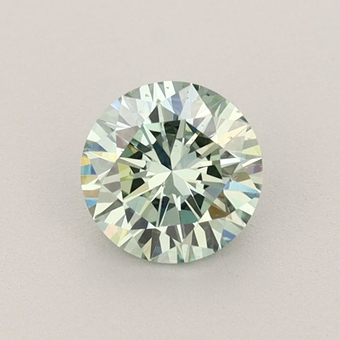 0.59 CT Fancy Intense Green ROUND