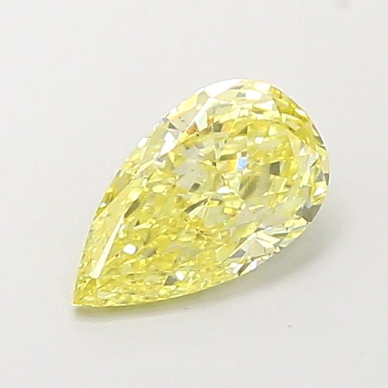 0.63 CT Fancy Intense Yellow PEAR