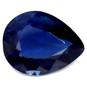 SAPPHIRE FACETED 1.54ct BLUE Deep Blue EC MADAGASCAR NONE
