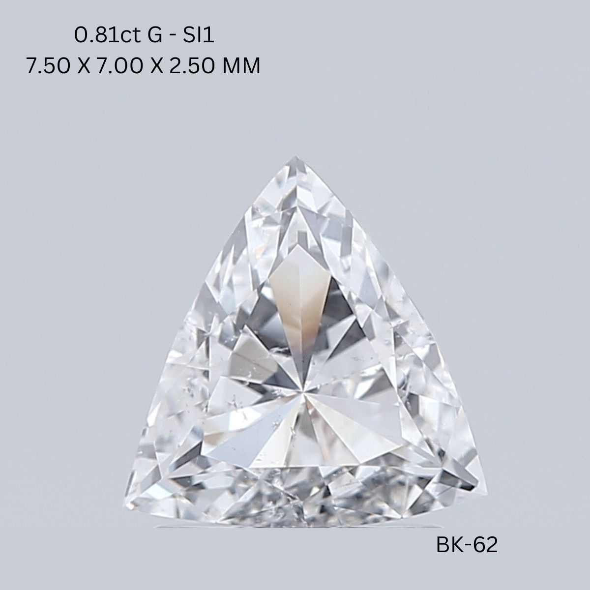 Prírodný diamant trillion,...