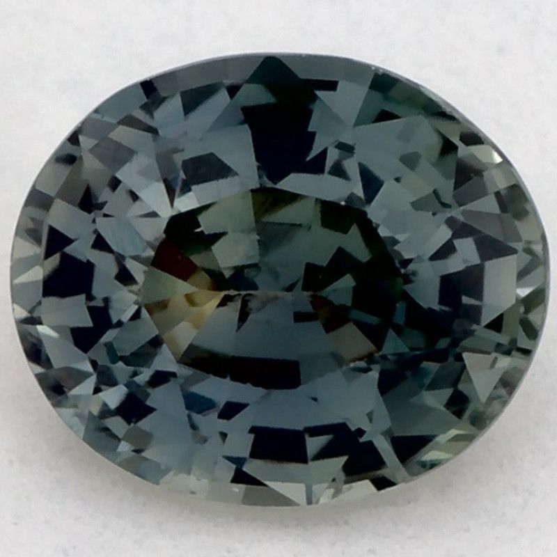 Szafir 1,14 ct, zielony, szlif owalny