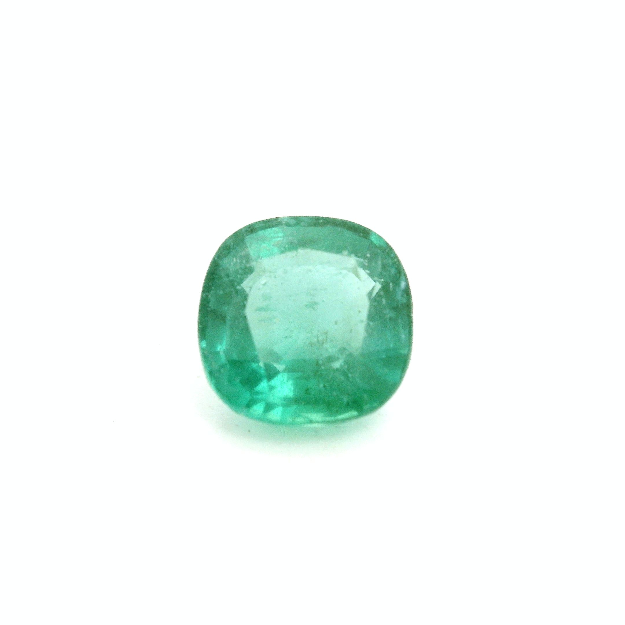 3.11 ct Cushion Emerald