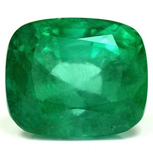 Szmaragd 7,51 ct, zielony, szlif cushion