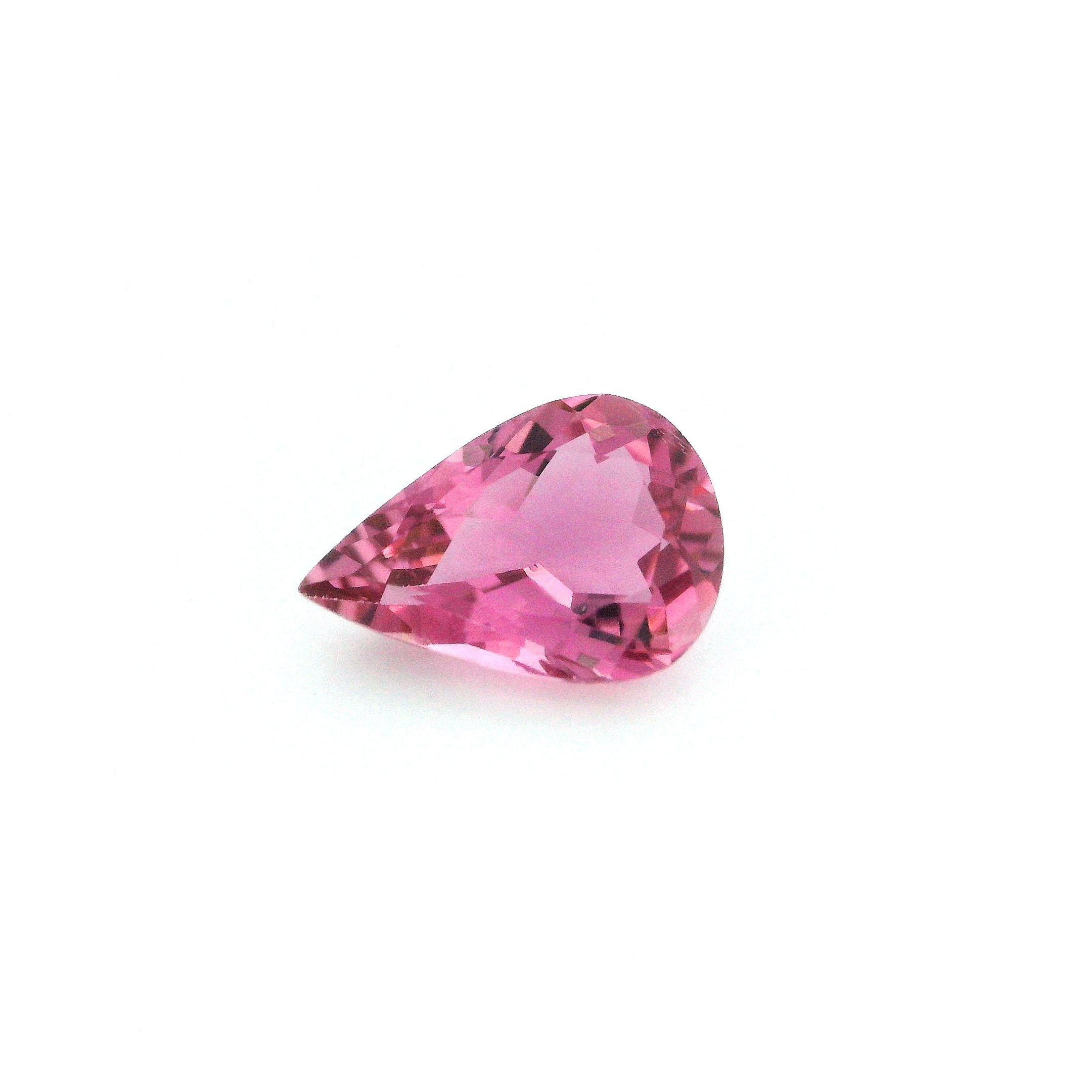 Turmalin 1,49 ct, różowy, szlif gruszka