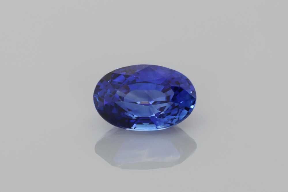 SAPPHIRE FACETED 1.56ct BLUE Vivid BLUE SI SRILANKA HEATED