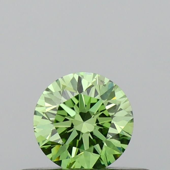 0.3 CT Fancy Vivid Green ROUND