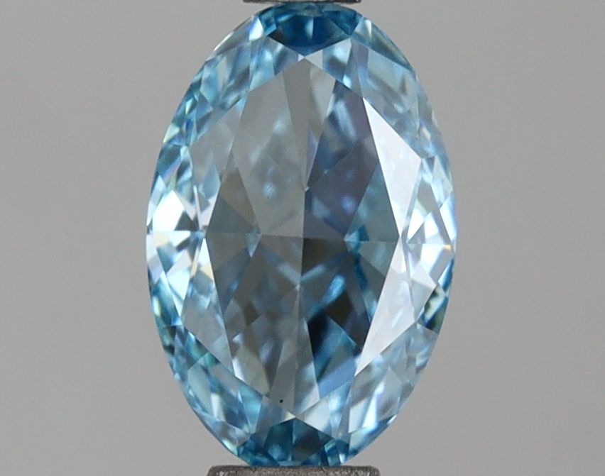 1.18 CT Fancy Vivid Blue OVAL
