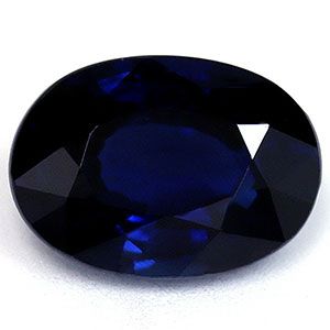 Szafir 1,09 ct, niebieski, szlif owalny