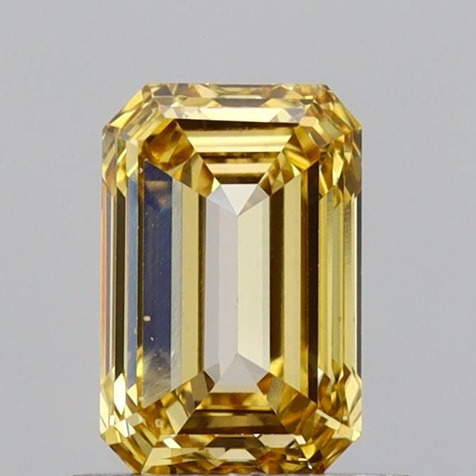 1.0 CT Fancy Vivid Yellow EMERALD