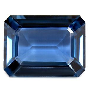 SAPPHIRE FACETED 2.31ct BLUE Vivid Blue EC THAILAND NONE