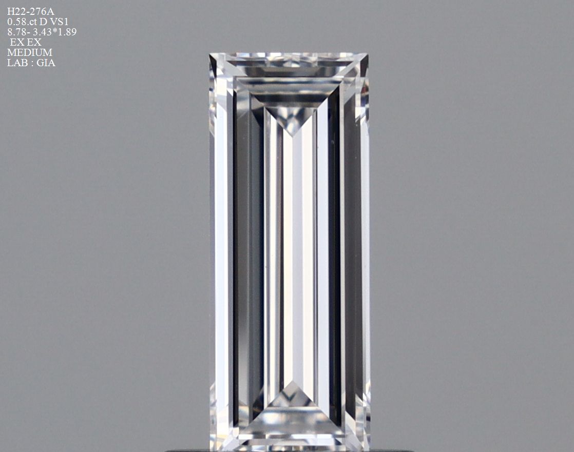 Prírodný diamant bageta,...