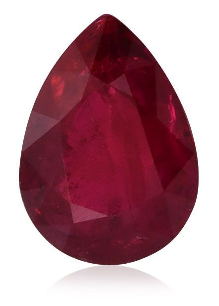 RUBY FACETED 1.0ct RED Red EC MOZAMBIQUE HEATED