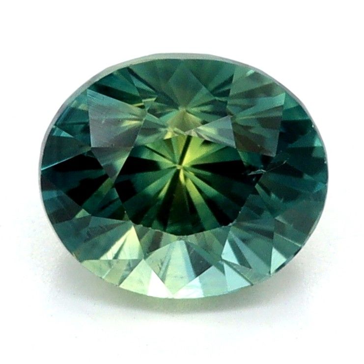 Szafir 1,09 ct, wielobarwny, szlif owalny
