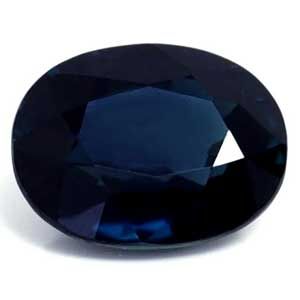 SAPPHIRE FACETED 1.74ct BLUE Deep Blue SI MADAGASCAR NONE
