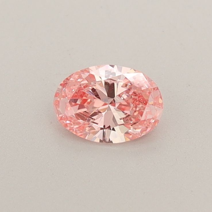 0.3 CT Fancy Vivid Pink OVAL