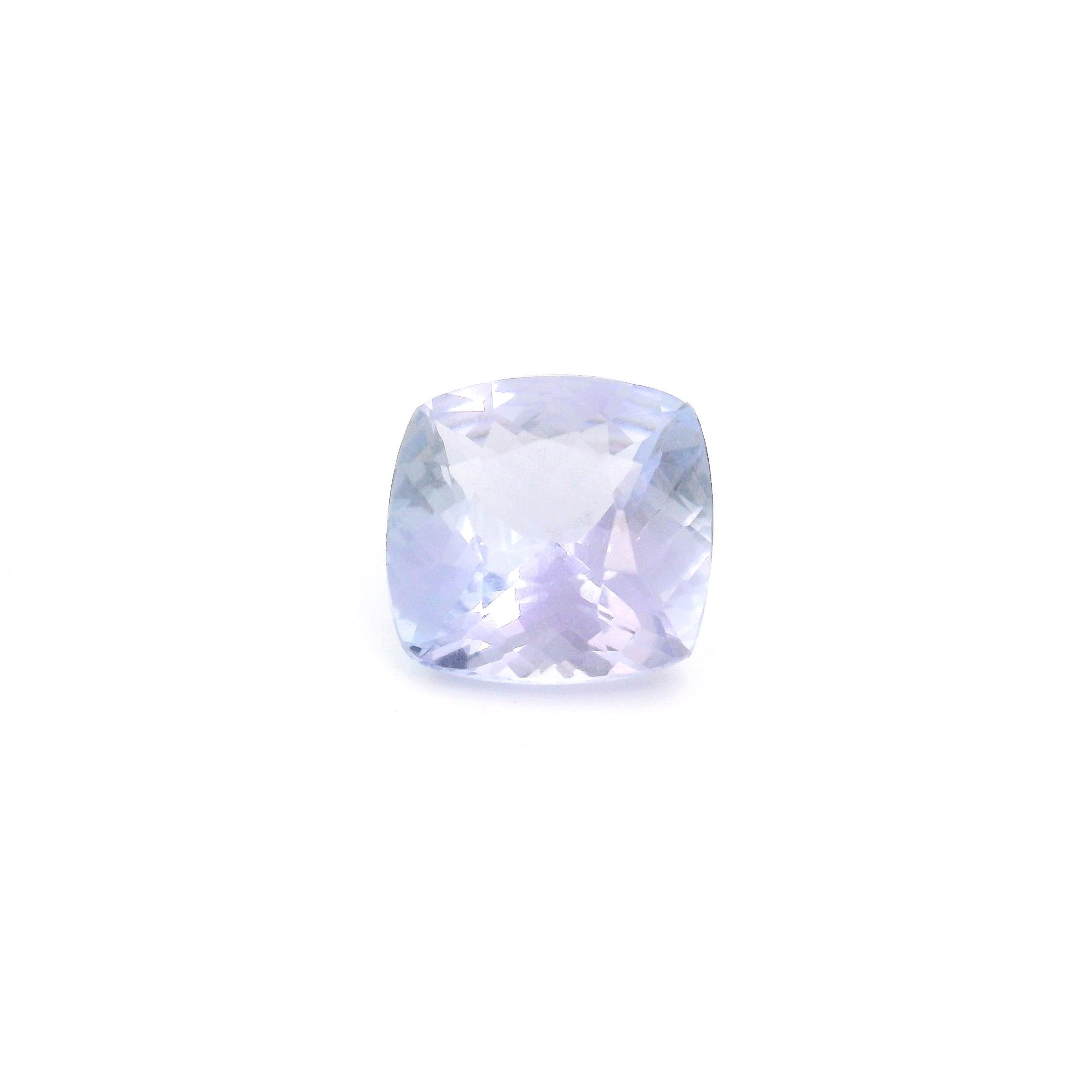 Tanzanit 1,97 ct, niebieski, szlif cushion