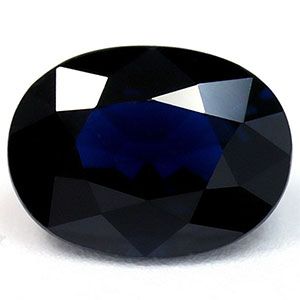 Szafir 1,78 ct, niebieski, szlif owalny