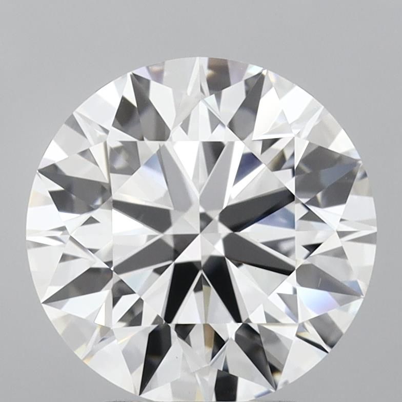 ROUND 2.93 Ct D VS1 EX  NON