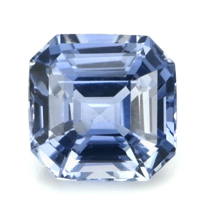 Szafir 1,33 ct, niebieski, szlif szmaragdowy
