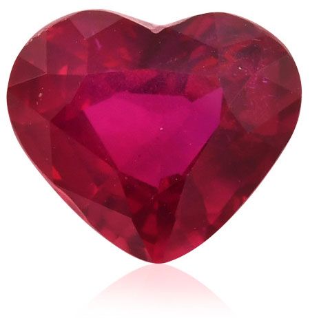 2.52 ct Heart ruby