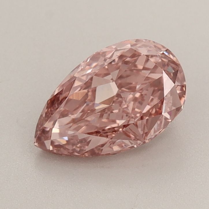1.08 CT Fancy Vivid Brownish Pink PEAR