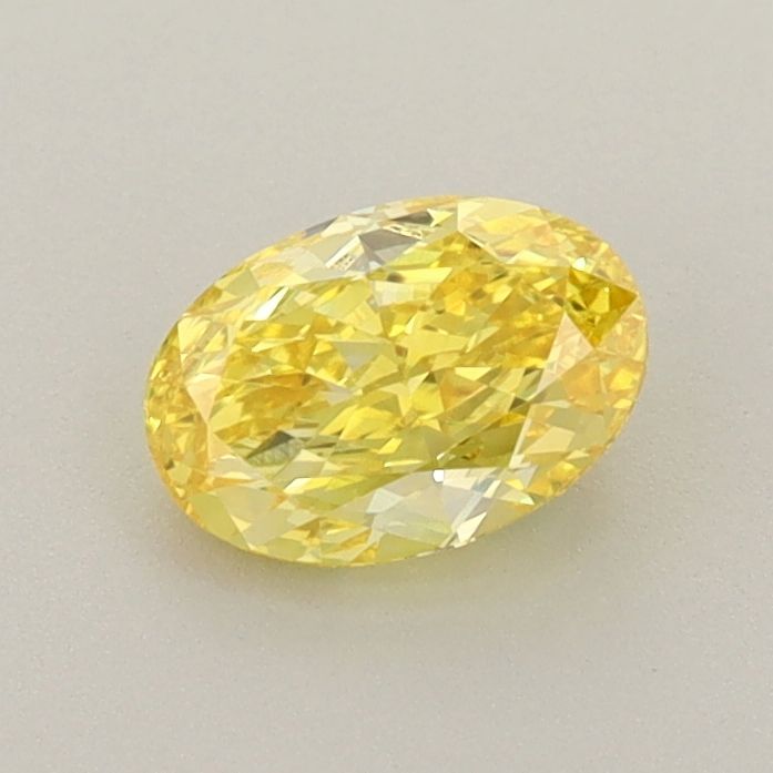 0.7 CT Fancy Vivid Yellow OVAL