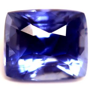 Szafir 1,21 ct, niebieski, szlif cushion