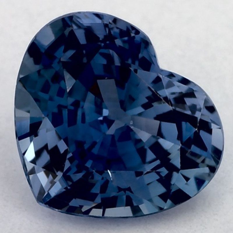 Szafir 1,76 ct, niebieski, szlif serce