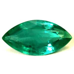 Szmaragd 3,78 ct, zielony, szlif markiza