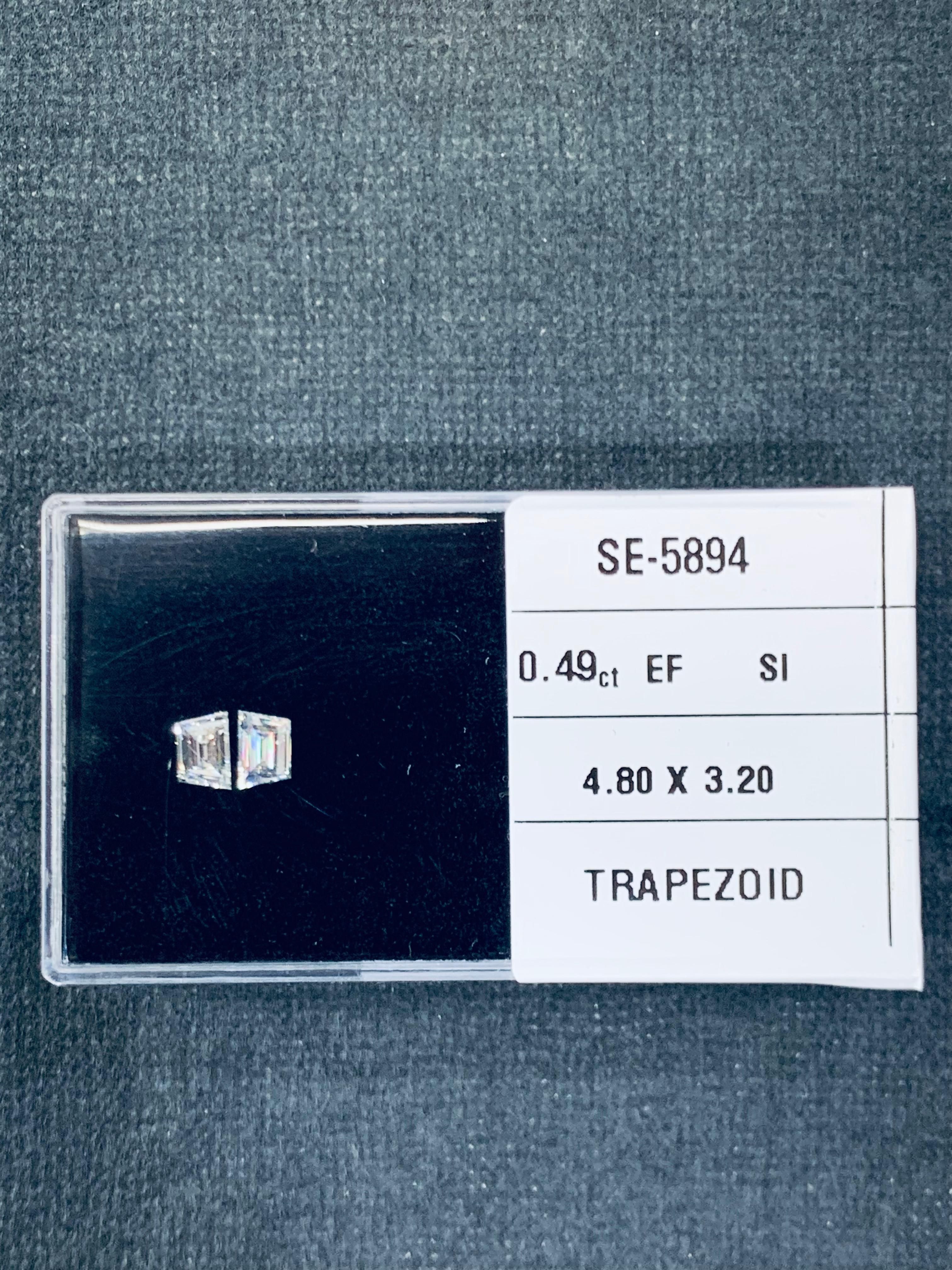 Prírodný diamant trapezoid,...