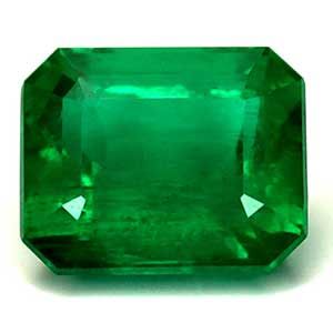 Szmaragd 1,47 ct, zielony, szlif szmaragdowy