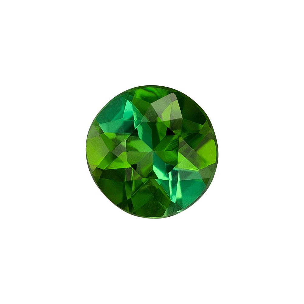TOURMALINE FACETED 0.43ct GREEN SI BRAZIL HEATED