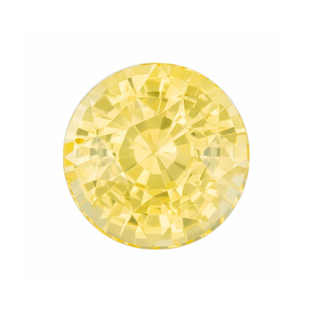 SAPPHIRE FACETED 2.29ct YELLOW SI SRILANKA HEATED