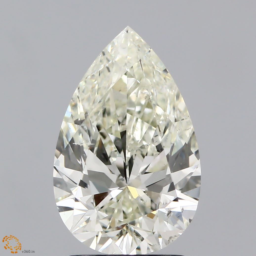 Prírodný diamant hruška, SI2, N, 2ct,... Prírodný diamant hruška, SI2, N, 2ct,...