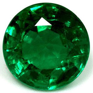 Szmaragd 2,11 ct, zielony, szlif okrągły