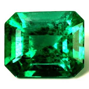 Szmaragd 1,14 ct, zielony, szlif szmaragdowy