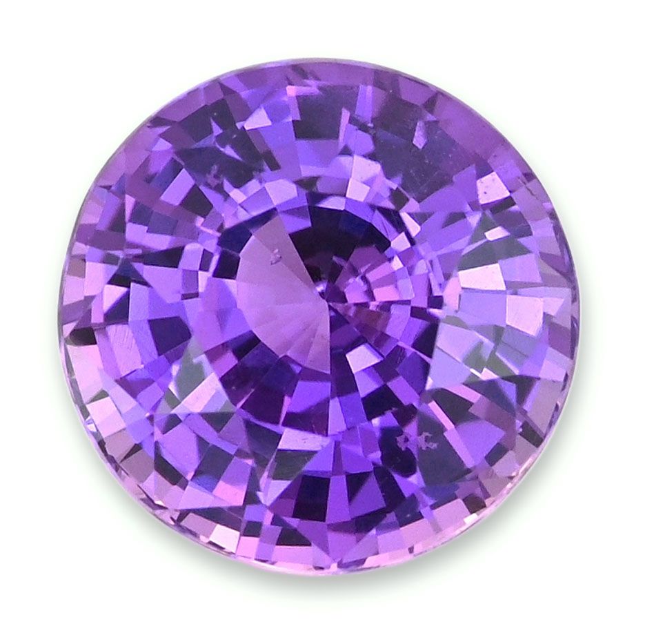 Szafir 3,04 ct, purpurowy, szlif okrągły