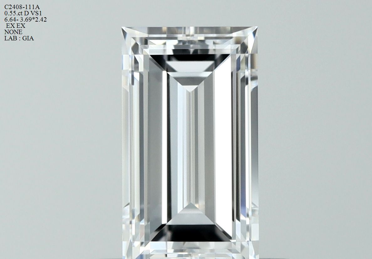 Prírodný diamant bageta,...