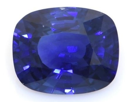 Szafir 1,93 ct, niebieski, szlif cushion