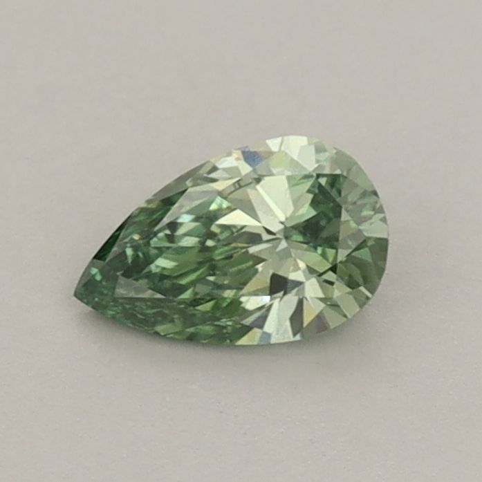 0.39 CT Fancy Vivid Green PEAR