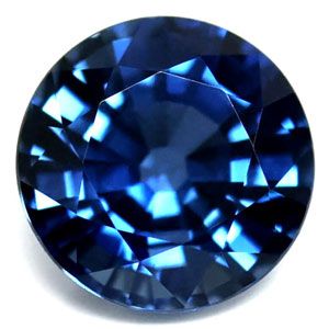 Szafir 1,97 ct, niebieski, szlif okrągły