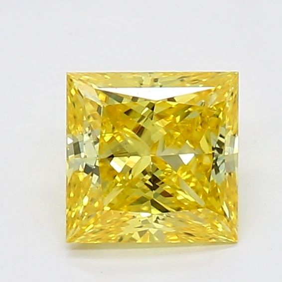 0.55 CT Fancy Vivid Yellow PRINCESS