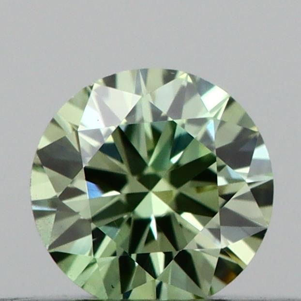 0.2 CT Fancy Vivid Green ROUND